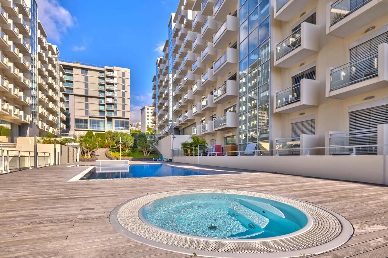 Blue Sky Apartment With Pool By Hr Madeira Funchal  Luaran gambar